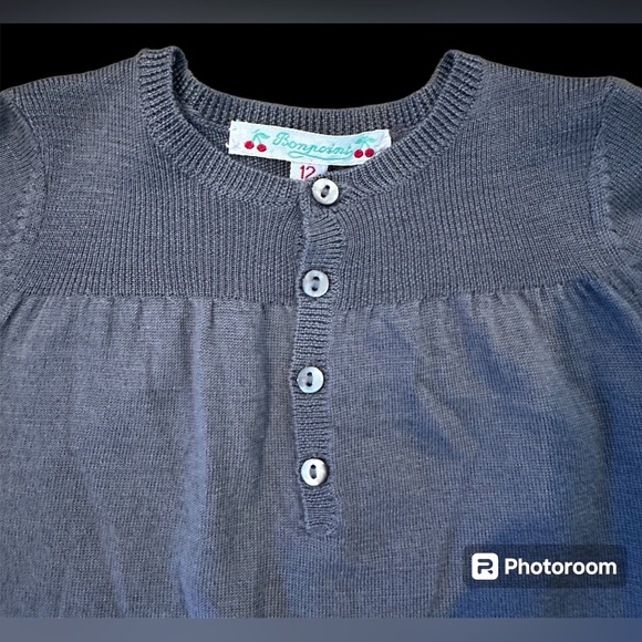 NWT - New Grey-Brown Unisex Lightweight 100% Wool Bodysuit - Picture 4 of 5